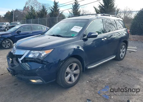 2010 Acura Mdx Technology Package from USA, damaged, VIN 2HNYD2H64AH532760